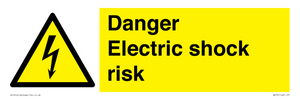 Danger Electric shock risk